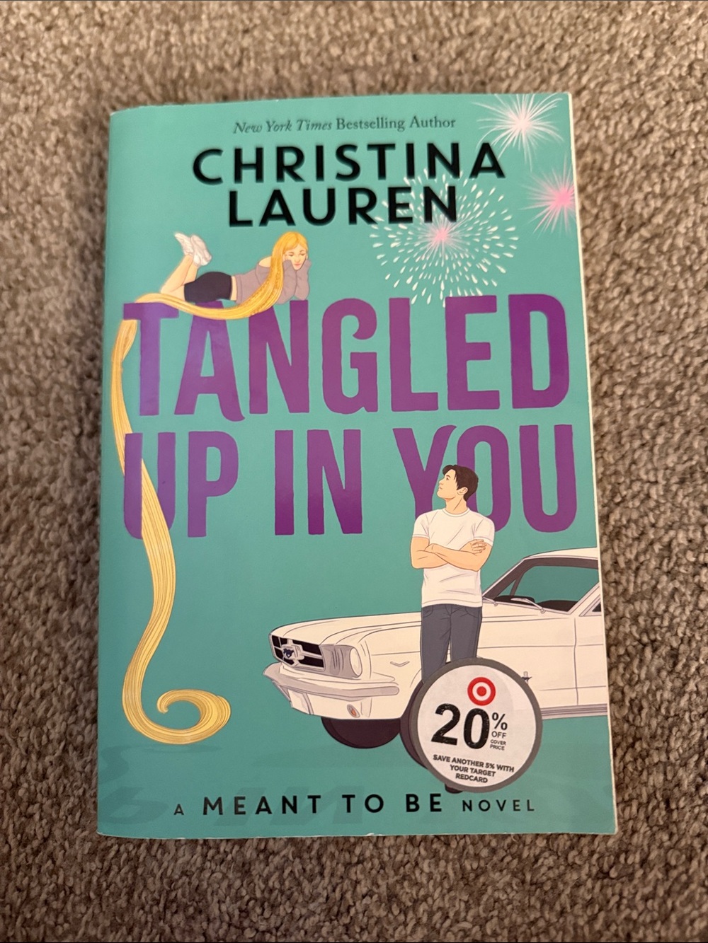 Tangled Up In You by Christina - Teal Paperback Novel